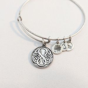 Alex and Ani Solid "Path of Life" Silver Bracelet